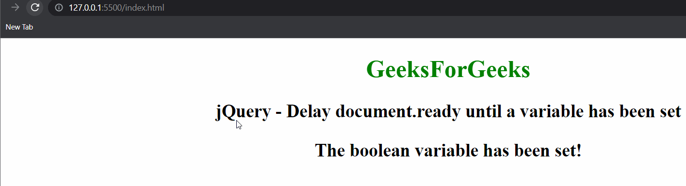 如何在jQuery中延迟document.ready()方法，直到一个变量被设置？