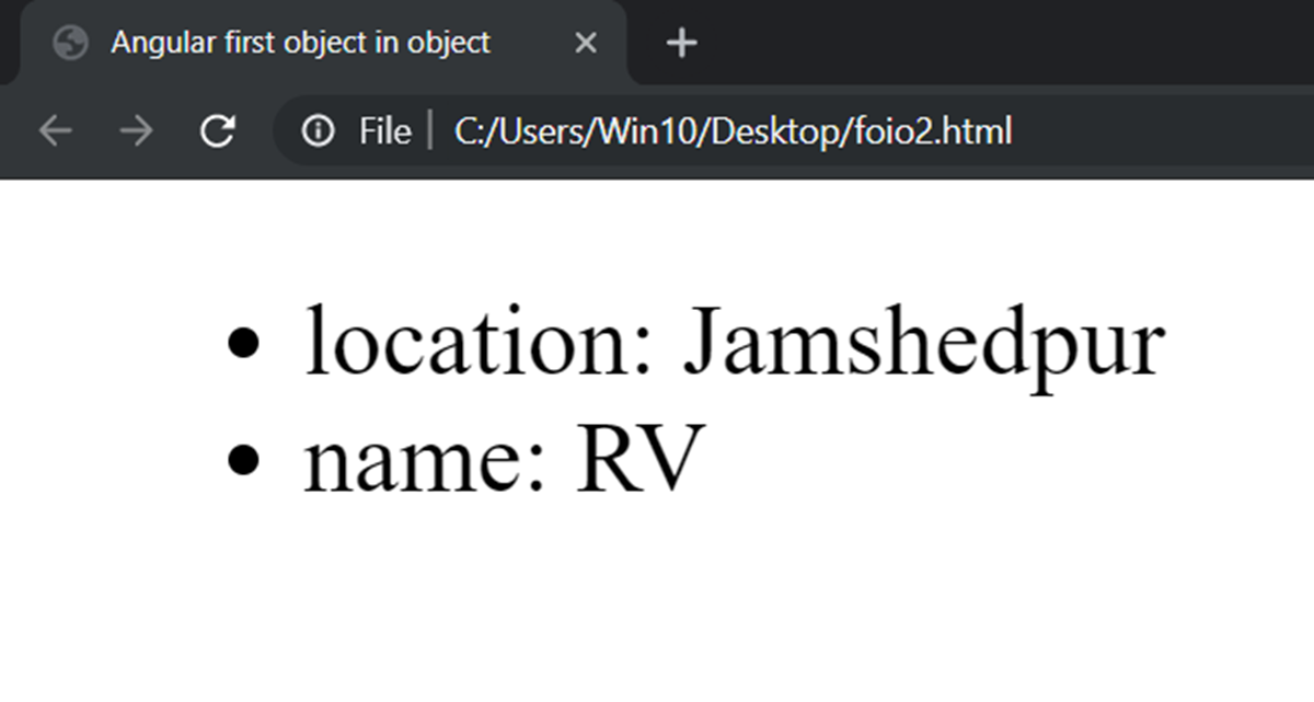 如何在AngularJS中选择对象中的第一个对象？