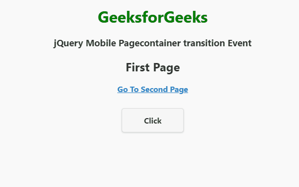 jQuery Mobile Pagecontainer过渡事件