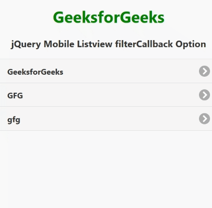 jQuery Mobile Listview filterCallback选项