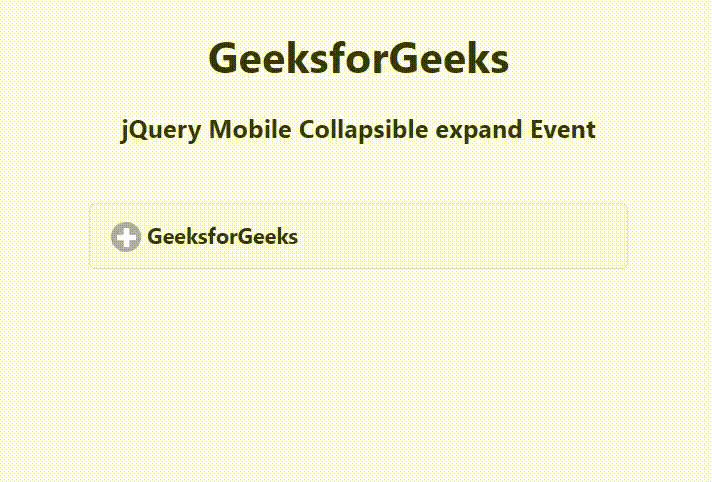 jQuery Mobile collapsible expand事件