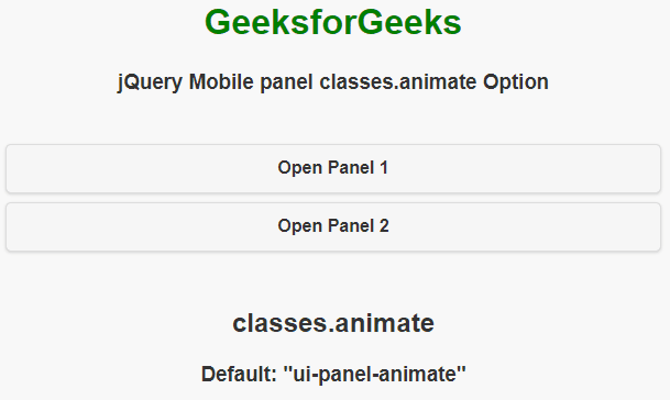 jQuery Mobile panel classes.animate选项