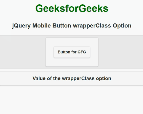 jQuery Mobile Button wrapperClass选项
