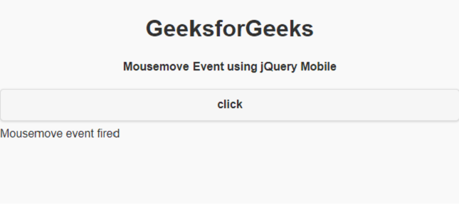 jQuery Mobile vmousemove事件