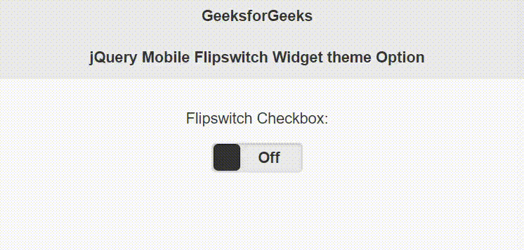 jQuery Mobile Flipswitch Widget theme选项