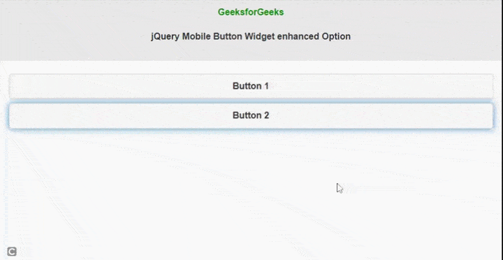 jQuery Mobile Button Widget增强选项