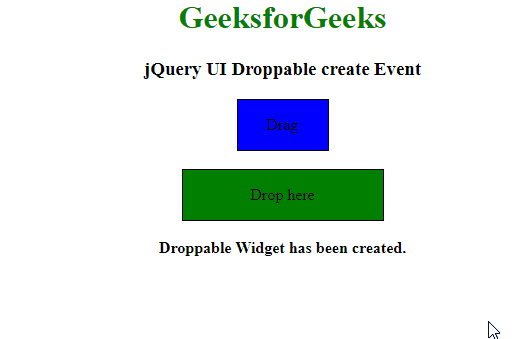 jQuery UI的Droppable创建事件