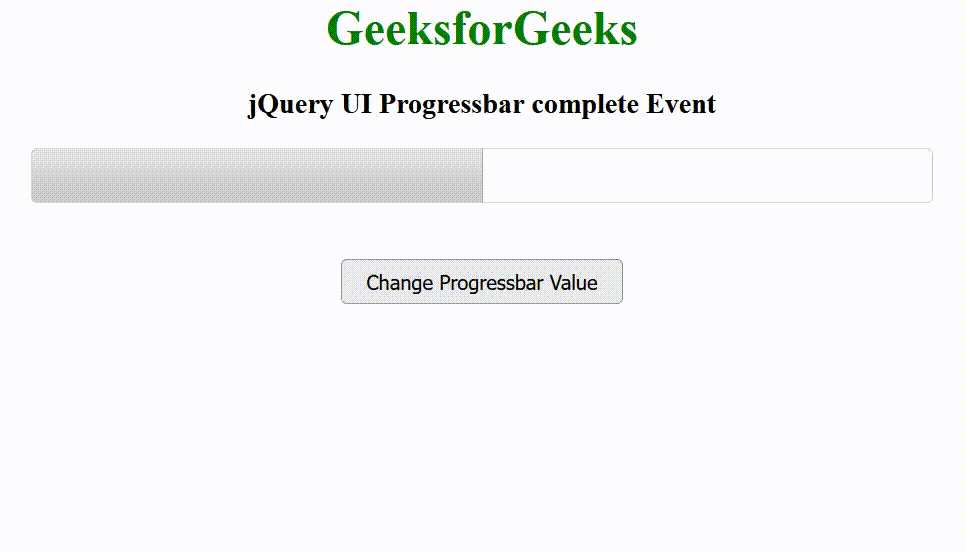 jQuery UI Progressbar complete事件