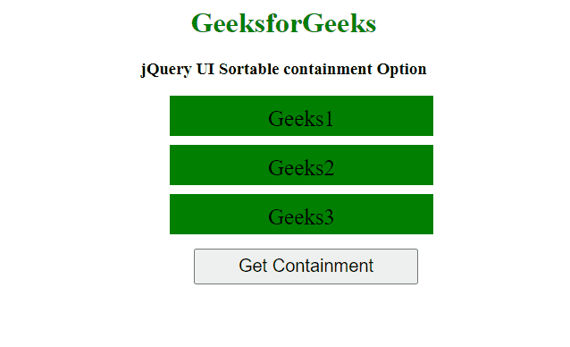 jQuery UI的Sortable containment 选项