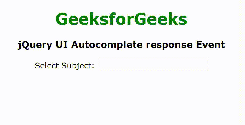 jQuery UI Autocomplete response事件