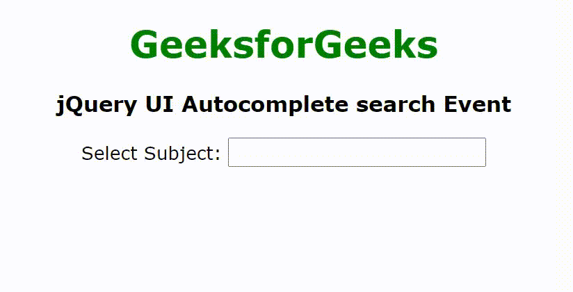 jQuery UI Autocomplete搜索事件