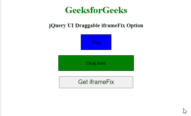 jQuery UI Draggable iframeFix选项
