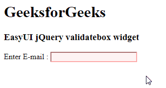 EasyUI jQuery validateBox小工具