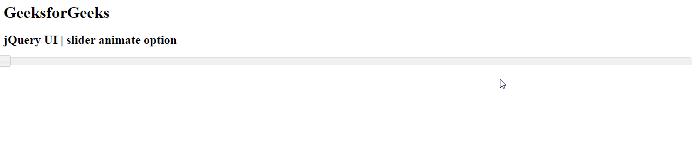 jQuery UI滑块动画选项
