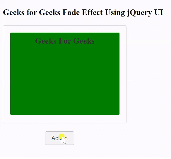 jQuery UI淡化效果 jQuery UI淡化效果
