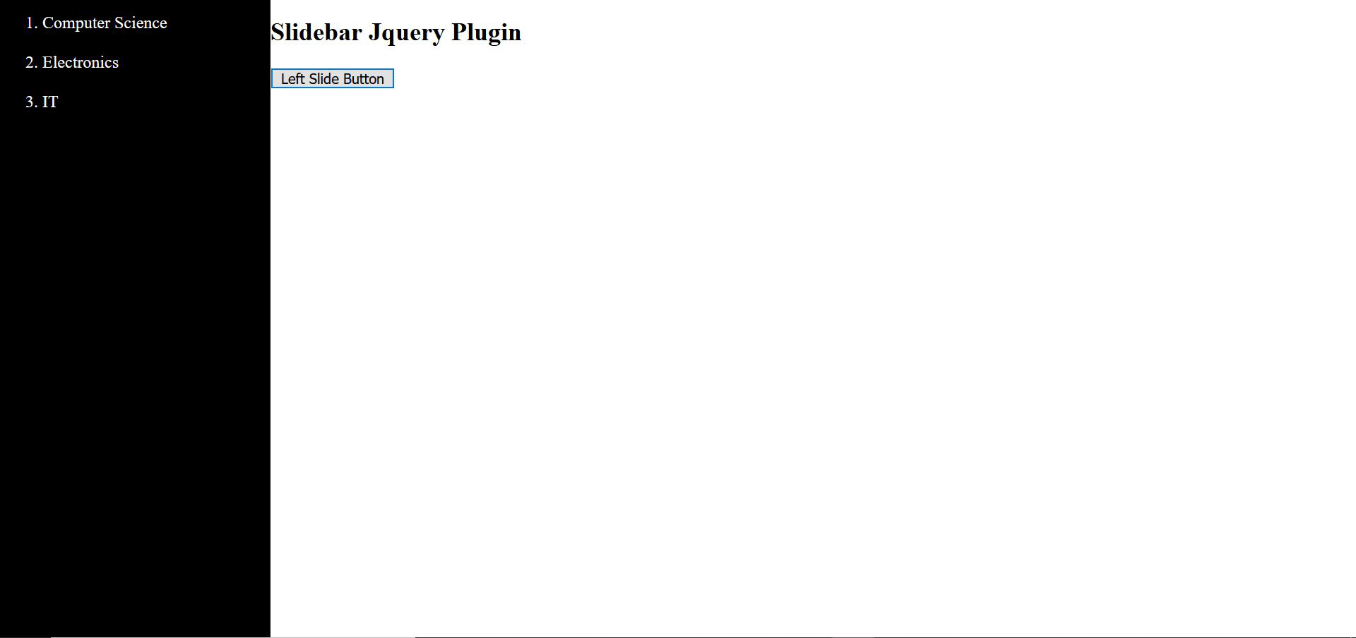 jQuery Slidebar.js插件