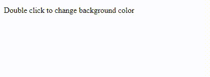 如何使用jQuery改变双击段落的背景颜色？