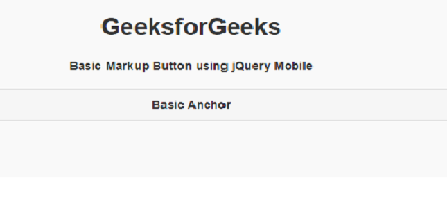 如何使用jQuery Mobile制作一个基本标记按钮？