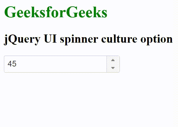 jQuery UI spinner culture选项