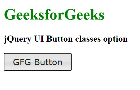 jQuery UI按钮类选项