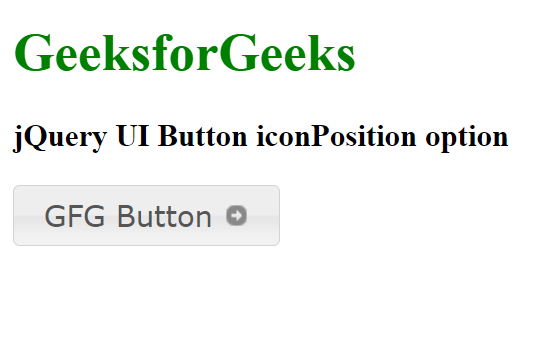 jQuery UI 按钮 iconPosition 选项