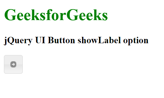 jQuery UI 按钮 showLabel 选项
