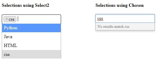 用例子解释 select和select2
