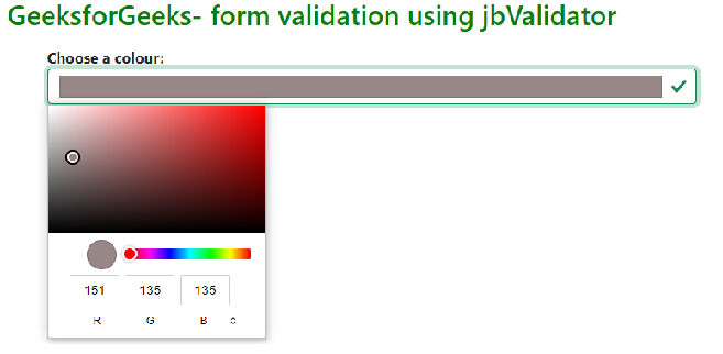 使用jbvalidator插件进行表单验证