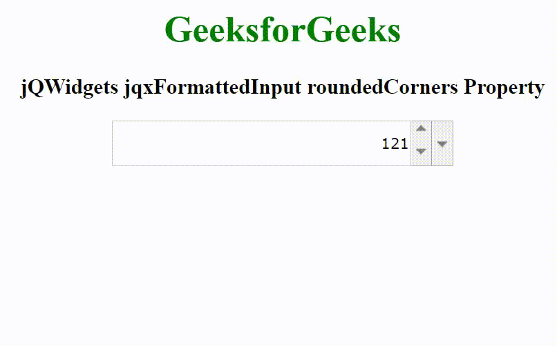 jQWidgets jqxFormattedInput roundedCorners属性