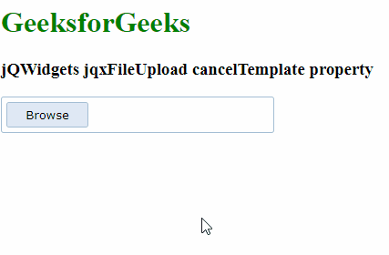 jQWidgets jqxFileUpload cancelTemplate属性