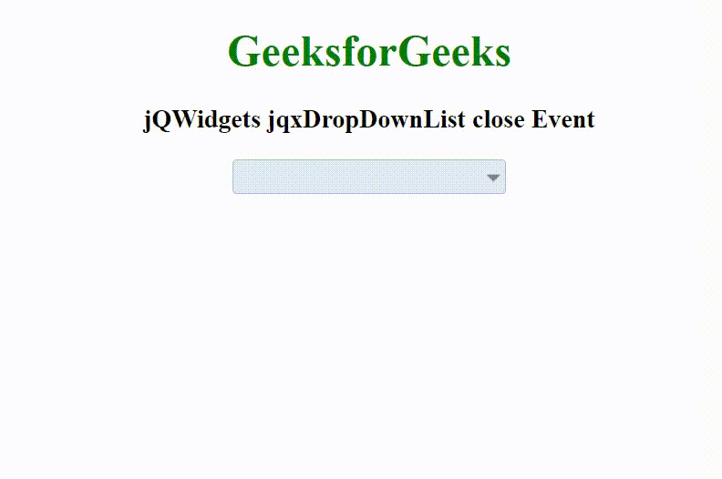 jQWidgets jqxDropDownList关闭事件
