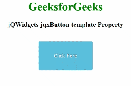 jQWidgets jqxButton模板属性 jQWidgets jqxButton模板属性
