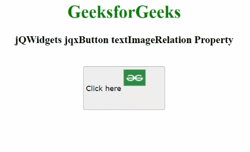 jQWidgets jqxButton textImageRelation属性