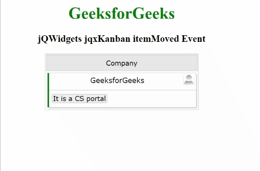 jQWidgets jqxKanban itemMoved 事件