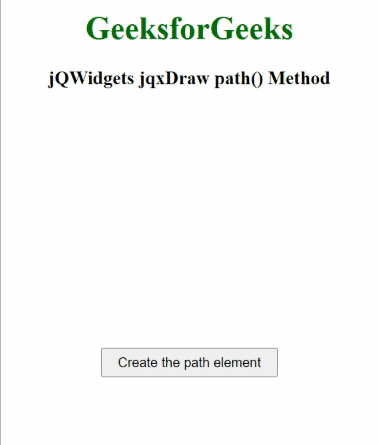 jQWidgets jqxDraw path() 方法