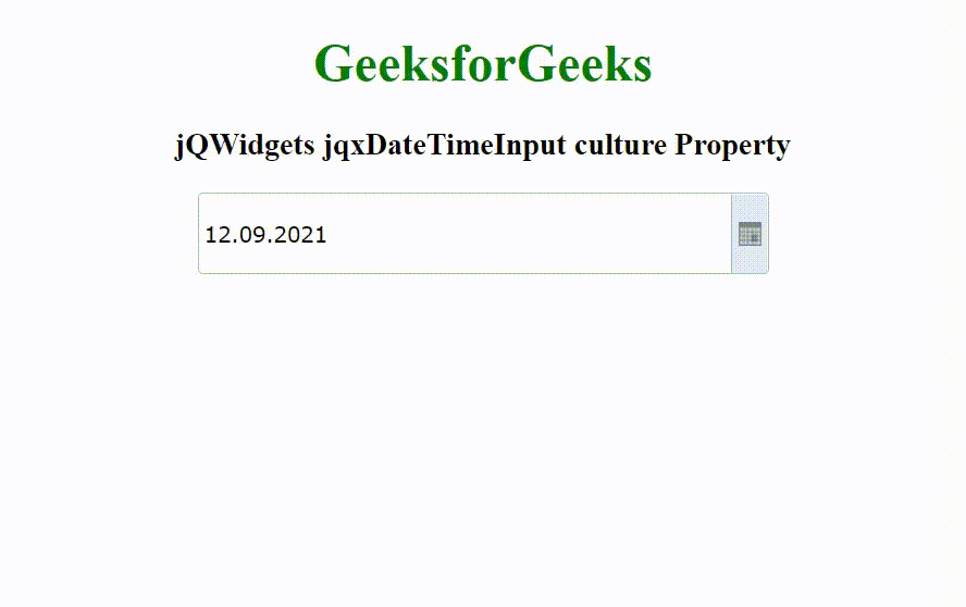 jQWidgets jqxDateTimeInput文化属性