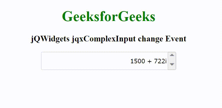 jQWidgets jqxComplexInput改变事件
