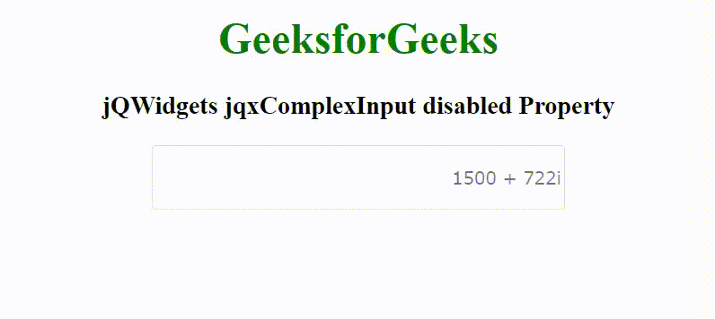 jQWidgets jqxComplexInput disabled属性