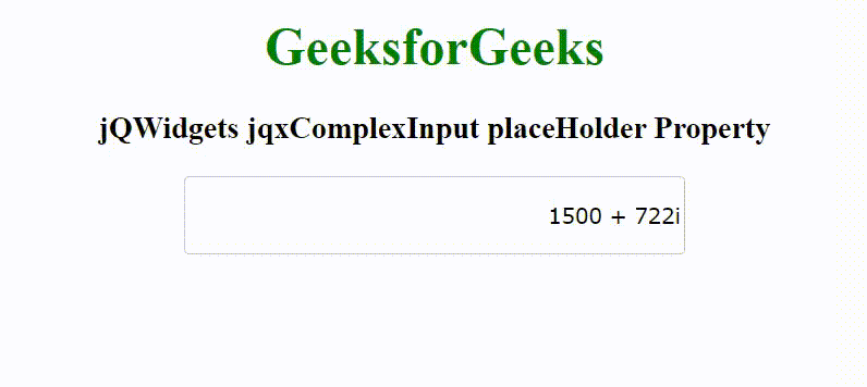 jQWidgets jqxComplexInput placeHolder属性