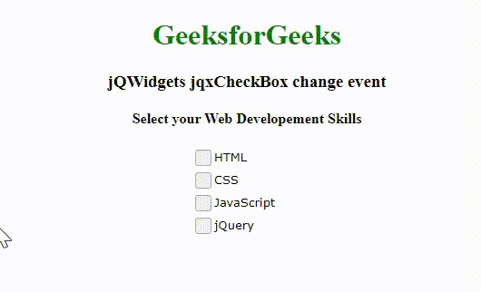 jQWidgets jqxCheckBox改变事件
