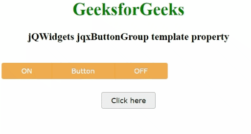 jQWidgets jqxButtonGroup模板属性 jQWidgets jqxButtonGroup模板属性