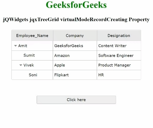 jQWidgets jqxTreeGrid virtualModeRecordCreating属性