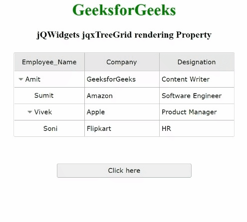 jQWidgets jqxTreeGrid的渲染属性