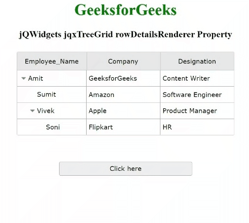 jQWidgets jqxTreeGrid rowDetailsRenderer属性