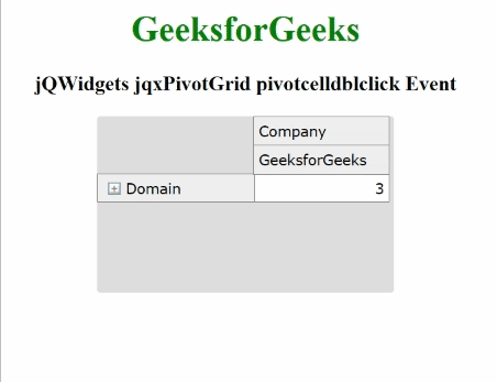 jQWidgets jqxPivotGrid pivotcelldblclick事件