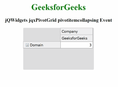 jQWidgets jqxPivotGrid pivotitemcollapsing 事件 jQWidgets jqxPivotGrid pivotitemcollapsing 事件