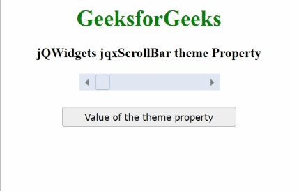 jQWidgets jqxScrollBar主题属性