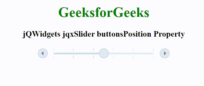 jQWidgets jqxSlider buttonsPosition属性