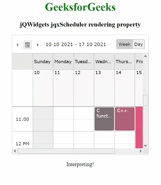 jQWidgets的jqxScheduler渲染属性