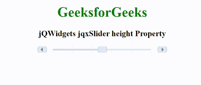 jQWidgets jqxSlider高度属性